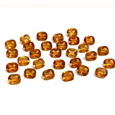 Antique Cut Golden Citrine Loose Gemstones 9x8mm