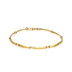 Gold bar Linked Bracelet