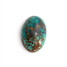 27.07ct Turquoise Cabochon Oval Loose Gemstone 25x16mm