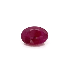 1.92ct Oval Ruby Faceted Loose Gemstone 8x6mm