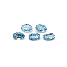 Aquamarine Oval Loose Gemstone 5x3mm