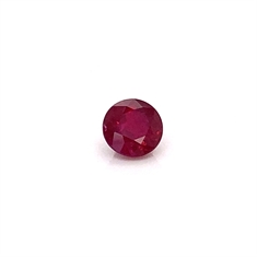 1.25ct Round Ruby Faceted Loose Gemstone 6mm