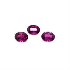 Oval Purple Garnet Loose Gemstones 8x6mm