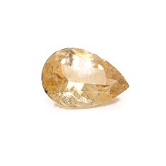 38.20ct Pale Yellow Rare Danburite Pear Shape Loose Gemstone 26x18mm