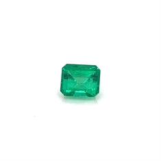 1.02ct Octagon Emerald Faceted Loose Gemstone 6x5mm