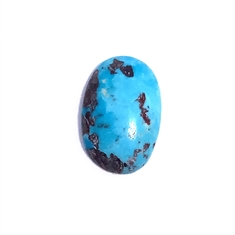 4.58ct Cabochon Oval Turquoise Loose Gemstone 15x10mm