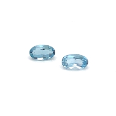 Oval Aquamarine Loose Gemstones 5x2mm