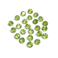 Peridot Round Faceted Loose Gemstones 5.4mm