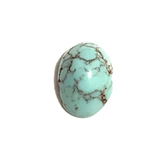 12.61ct Natural Oval Turquoise Pale Blue Cabochon Loose Gemstone