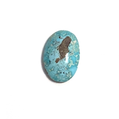 6.84ct Oval Turquoise Cabochon Loose Gemstone 18x10mm