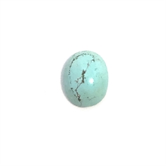 2.03ct Turquoise Oval Cabochon Loose Gemstone 10x7mm