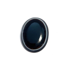 Banded Onyx Oval Cabochon Loose Gemstone 25x20mm