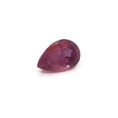 2.35ct Deep Pink Sapphire Pear Shape Faceted Loose Gemstone 10x6mm