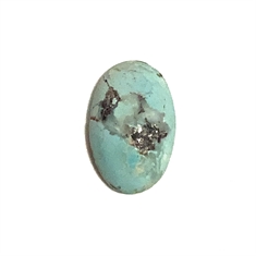 Natural Turquoise Cabochon Oval Gemstone 5.79ct